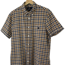 Load image into Gallery viewer, Aquascutum House Check Short Sleeved Shirt - Extra Large (XL) PTP 21.75"