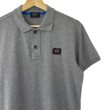 Load image into Gallery viewer, Paul and Shark Grey Short Sleeved Polo - Medium (M) PTP 19.75"