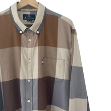 Load image into Gallery viewer, Aquascutum Block Check Long Sleeved Shirt - Triple Extra Large (XXXL) PTP 26.5"