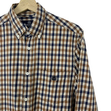 Load image into Gallery viewer, Aquascutum House Check Long Sleeved Shirt - Medium (M) PTP 20.75"