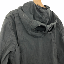 Load image into Gallery viewer, C.P Company Grey Goggle Hooded Overshirt - Large (L) PTP 22"
