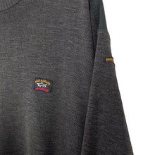 Load image into Gallery viewer, Paul and Shark Bretagne Grey Crew Neck Sweater - Large (L) PTP 25.25"