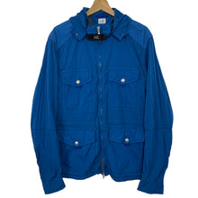 Load image into Gallery viewer, C.P Company Blue Multi Pocket Nysack Goggle Jacket - 54 PTP 23"