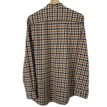 Load image into Gallery viewer, Aquascutum House Check Long Sleeved Shirt - Large (L) PTP 21"