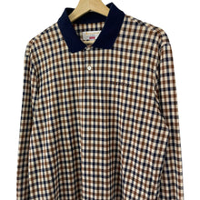 Load image into Gallery viewer, Aquascutum x Supreme House Check Long Sleeved Polo - Medium (M) PTP 21.25"