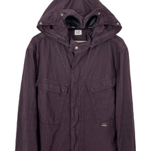 Load image into Gallery viewer, C.P Company Purple Goggle Hooded Overshirt - Double Extra Large (XXL) PTP 24"