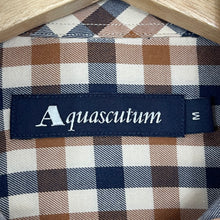 Load image into Gallery viewer, Aquascutum House Check Long Sleeved Shirt - Medium (M) PTP 21.75"