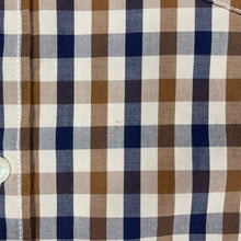 Load image into Gallery viewer, Aquascutum House Check Short Sleeved Shirt - Large (L) PTP 20.25"