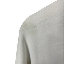 Load image into Gallery viewer, Benetton White / Blue Long Sleeved Rugby Shirt - Double Extra Large (XXL) PTP 25"