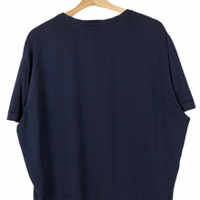 Load image into Gallery viewer, Aquascutum Navy / Check Short Sleeved T-Shirt - Double Extra Large (XXL) PTP 25.5"