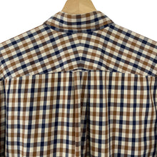 Load image into Gallery viewer, Aquascutum House Check Long Sleeved Shirt - Large (L) PTP 21.75"