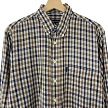 Load image into Gallery viewer, Aquascutum House Check Long Sleeved Shirt - Large (L) PTP 24"