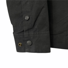 Load image into Gallery viewer, Ma.Strum Black Multi Pocket Button Up Overshirt - Small (S) PTP 20.75"