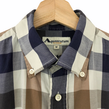 Load image into Gallery viewer, Aquascutum Block Check Short Sleeved Shirt - Medium (M) PTP 23.75"