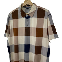 Load image into Gallery viewer, Aquascutum Block Check Short Sleeved Polo - Extra Large (XL) PTP 22"
