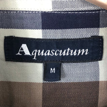 Load image into Gallery viewer, Aquascutum Block Check Short Sleeved Shirt - Medium (M) PTP 23"