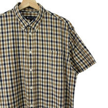 Load image into Gallery viewer, Aquascutum House Check Short Sleeved Shirt - Large (L) PTP 23.5"