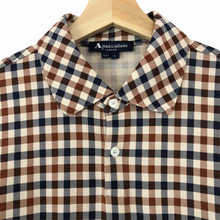 Load image into Gallery viewer, Aquascutum House Check Short Sleeved Polo - Large (L) PTP 21"