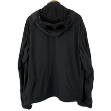 Load image into Gallery viewer, C.P Company Black Multi Pocket Hooded Goggle Jacket - 56 PTP 25"