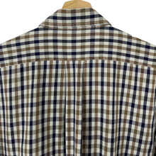 Load image into Gallery viewer, Aquascutum House Check Long Sleeved Shirt - Large (L) PTP 25"