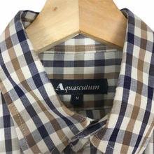 Load image into Gallery viewer, Aquascutum House Check Long Sleeved Shirt - Medium (M) PTP 24"