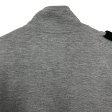 Load image into Gallery viewer, Ma.Strum Grey Half Zip Pullover Sweater - Medium (M) PTP 21"