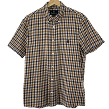 Load image into Gallery viewer, Aquascutum House Check Short Sleeved Shirt - Extra Large (XL) PTP 21.75"