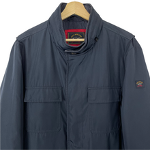 Load image into Gallery viewer, Paul and Shark Navy Multi Pocket Field Jacket - Large (L) PTP 23.5"
