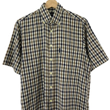 Load image into Gallery viewer, Aquascutum House Check Short Sleeved Shirt - Small (S) PTP 21"