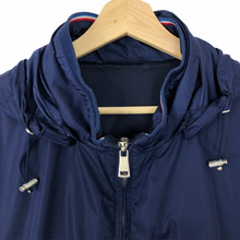 Load image into Gallery viewer, Paul and Shark Blue Nylon Hooded Jacket - Triple Extra Large (XXXL) PTP 26"
