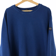Load image into Gallery viewer, Paul and Shark Blue Crew Neck Logo Sweater - Triple Extra Large (XXXL) PTP 25.25"