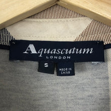 Load image into Gallery viewer, Aquascutum Block Check Short Sleeved Polo - Small (S) PTP 21"