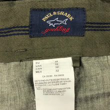 Load image into Gallery viewer, Paul and Shark Khaki Bermuda Cargo Shorts - W 32"