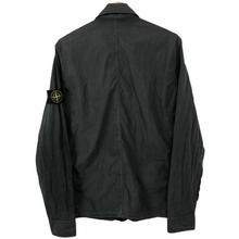 Load image into Gallery viewer, Stone Island Dark Grey Zip Up Overshirt - Medium (M) PTP 21"