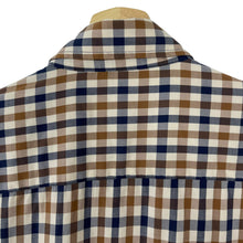 Load image into Gallery viewer, Aquascutum House Check Short Sleeved Shirt - Medium (M) PTP 20.5"