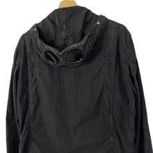 Load image into Gallery viewer, C.P Company Black Goggle Hooded Overshirt - Large (L) PTP 21.5"