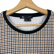 Load image into Gallery viewer, Aquascutum House Check Short Sleeved T-Shirt - Double Extra Large (XXL) PTP 24"
