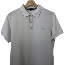 Load image into Gallery viewer, Aquascutum White Short Sleeved Logo Polo - Medium (M) PTP 20"