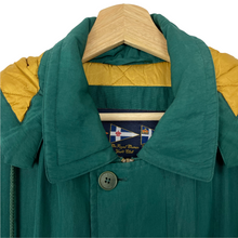 Load image into Gallery viewer, Vintage Paul and Shark Green Multi Pocket Silk Jacket - Large (L) PTP 27"