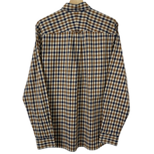 Load image into Gallery viewer, Aquascutum House Check Long Sleeved Shirt - Medium (M) PTP 21.5"