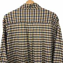 Load image into Gallery viewer, Aquascutum Flannel House Check Long Sleeved Shirt - Medium (M) PTP 22.5"