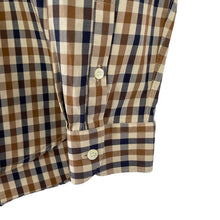 Load image into Gallery viewer, Aquascutum House Check Long Sleeved Shirt - Large (L) PTP 21.5"