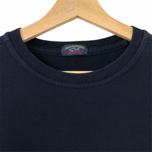 Load image into Gallery viewer, Paul and Shark Navy Crew Neck Logo Sweater - Medium (M) PTP 20"