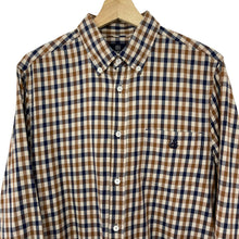 Load image into Gallery viewer, Aquascutum House Check Long Sleeved Shirt - Large (L) PTP 21.75"