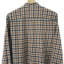 Load image into Gallery viewer, Aquascutum House Check Long Sleeved Shirt - Large (L) PTP 21"