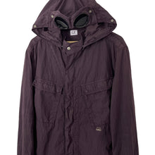 Load image into Gallery viewer, C.P Company Purple Goggle Hooded Overshirt - Double Extra Large (XXL) PTP 24"