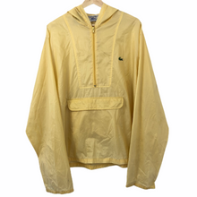 Load image into Gallery viewer, Vintage Lacoste Yellow Izod Half Zip Cagoule - Large (L) PTP 25.5"
