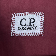 Load image into Gallery viewer, C.P Company Burgundy Goggle Hooded Overshirt - Triple Extra Large (XXXL) PTP 24"