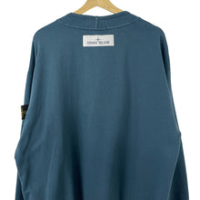 Load image into Gallery viewer, Stone Island Blue Reflective Crew Neck Sweater - Double Extra Large (XXL) PTP 25.75"