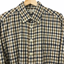 Load image into Gallery viewer, Aquascutum House Check Long Sleeved Shirt - Extra Large (XL) PTP 26"